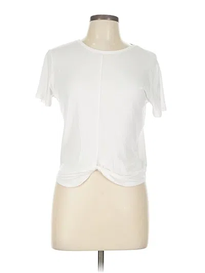 Pre-owned Betsey Johnson Short Sleeve T-shirt In White