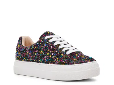 Betsey Johnson Sidny Platform Sneaker In Multi