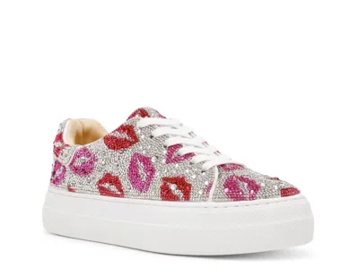 Betsey Johnson Sidny Platform Sneaker In Multi