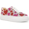 Betsey Johnson Sidny Platform Sneaker In Multi