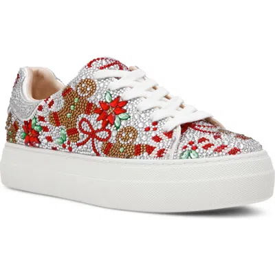 Betsey Johnson Sidny Platform Sneaker In Multi