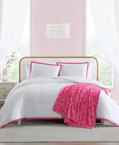 Betsey Johnson Signature Hotel Comforter Sets In White,black