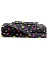 Betsey Johnson Silky Microfiber Printed 3-pc. Sheet Set, Twin In Multi
