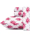 BETSEY JOHNSON SILKY MICROFIBER PRINTED 3-PC. SHEET SET, TWIN