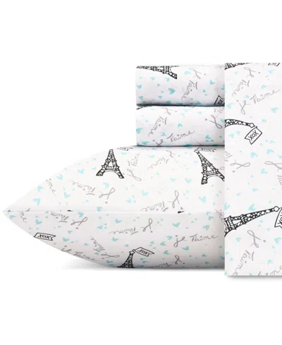 Betsey Johnson Silky Microfiber Printed 3-pc. Sheet Set, Twin Xl