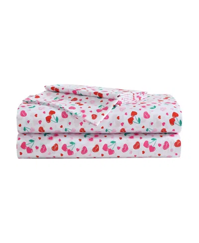 Betsey Johnson Silky Microfiber Printed 3-pc. Sheet Set, Twin Xl In Multi