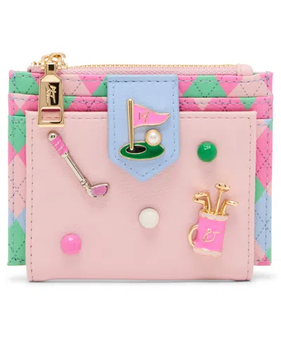 Betsey Johnson Skull Boss Trifold Wallet In Multi