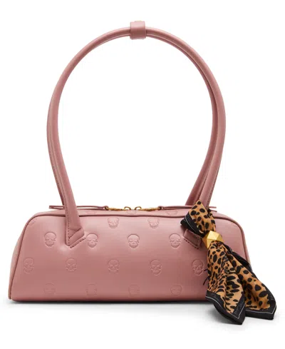 Betsey Johnson Skullicious Medium Shoulder Bag In Red