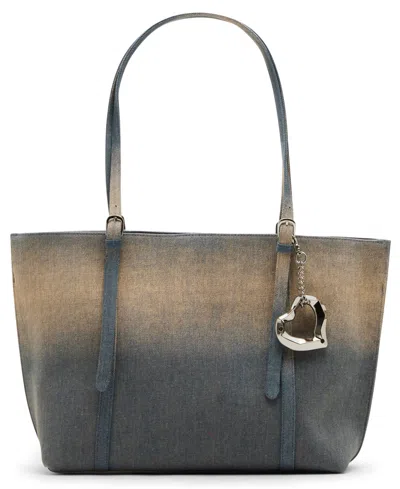 Betsey Johnson Slouchy Denim Tote Handbag