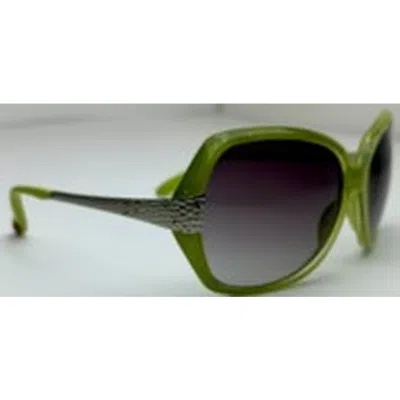 Betsey Johnson Snoke Square Ladies Sunglasses Bj8045p Grn S Grnsmk In Green