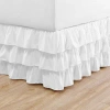 Betsey Johnson Solid White Ruffled Bed Skirt