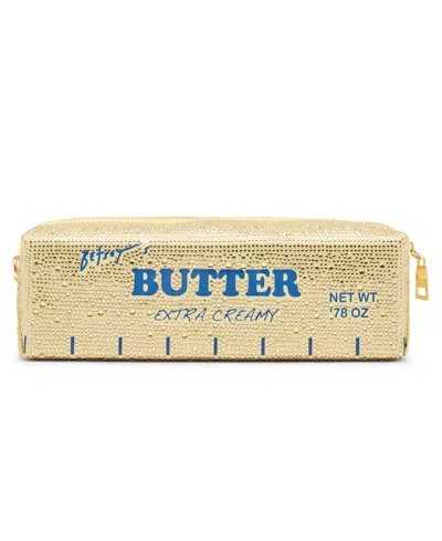 Betsey Johnson Spread It On Small Crossbody Bag In Yellow