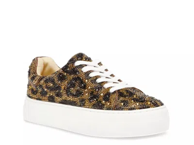 Betsey Johnson Suton Highwall Bling Platform Sneaker In Multi