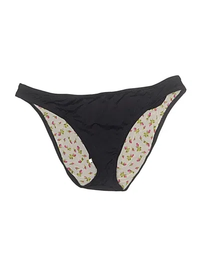 Pre-owned Betsey Johnson Swimsuit Bottoms In Black