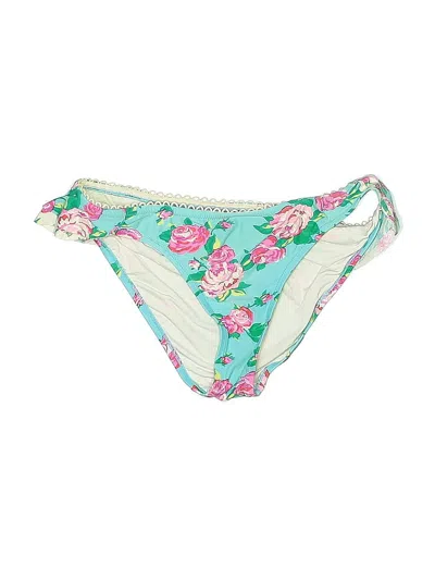 Pre-owned Betsey Johnson Swimsuit Bottoms In Blue
