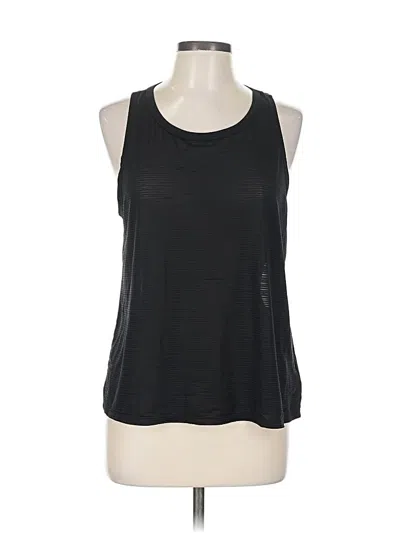 Pre-owned Betsey Johnson Tank Top Black Halter Neckline Tops