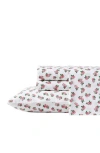 Betsey Johnson Teeny Tiny Roses 200 Thread Count Cotton Percale Sheet Set In Lt-pastel Pink