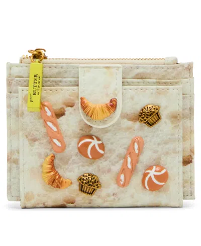 Betsey Johnson Together We Rise Bifold Wallet In Tan