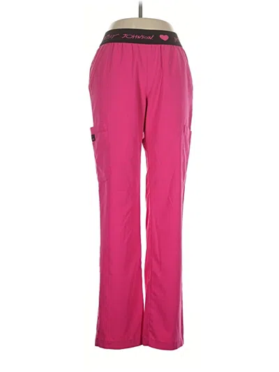 Pre-owned Betsey Johnson Track Pants In Pink