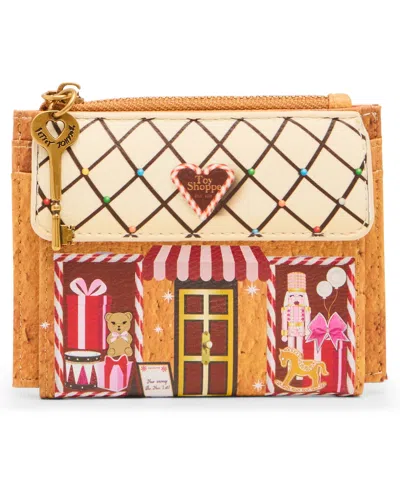 Betsey Johnson Treat Me Right Wallet In Brown