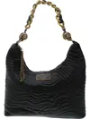 BETSEY JOHNSON TWO HEADS ARE BETTER WOMENS FAUX LEATHER SHOULDER HOBO HANDBAG