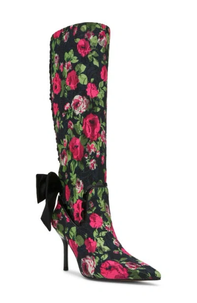 Betsey Johnson Vespar Knee High Boot In Multi