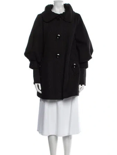Pre-owned Betsey Johnson Vintage 2010's Coat In Black