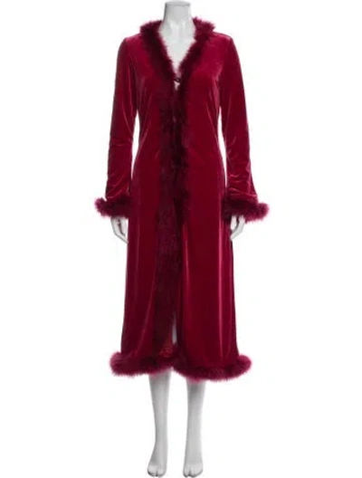 Pre-owned Betsey Johnson Vintage Coat In Red