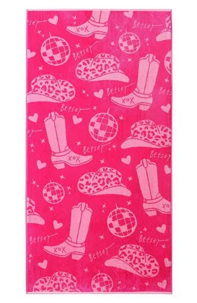 Betsey Johnson Western Wear Beach Towel