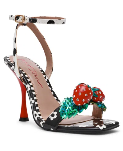 Betsey Johnson Women's Addison Stiletto Heel Dress Sandals In Multi