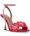 Betsey Johnson Ainsleyy Ankle Strap Sandal In Red Multi