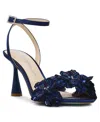 BETSEY JOHNSON WOMEN'S CALI FLOWER DRESS SANDALS