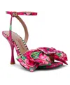 Betsey Johnson Women's Denly Bow Two-piece Stiletto Dress Sandals In Multi