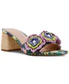 Betsey Johnson Dietrich Slide Sandal In Bright Multi