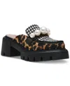 Betsey Johnson Women's Haizel Loafer Platform Mules