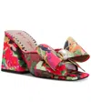 Betsey Johnson Jordn Block Heel Sandal In Multi