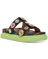 Betsey Johnson Women's Madox Embellished Platform Footbed Sandals