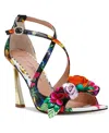 BETSEY JOHNSON WOMEN'S MIKAH FLORAL STILETTO DRESS SANDALS