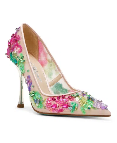 Betsey Johnson Women's Netta Mesh Slip-on Pumps In Animal Print