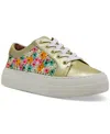 Betsey Johnson Women's Rommy Ditzy Floral Platform Sneakers In Lime Multi