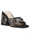 Betsey Johnson Roo-e Block Heel Sandal In Black