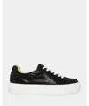 BETSEY JOHNSON WOMEN'S SIDNEY RHINESTONE SNEAKERS IN BLACK