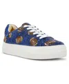 Betsey Johnson Women's Sidny Platform Sneakers In Blue