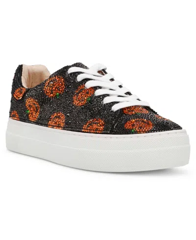 Betsey Johnson Women's Sidny Platform Lace-up Sneakers In Multi