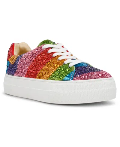 Betsey Johnson Women's Sidny Platform Sneakers In Multi