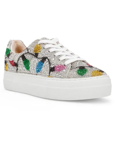 Betsey Johnson Women's Sidny Platform Sneakers In Multi Lights