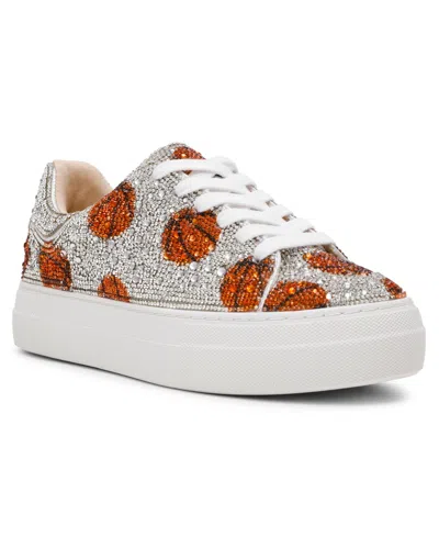 Betsey Johnson Women's Sidny Platform Sneakers In Silver