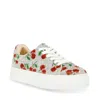 Betsey Johnson Women's Sidny Rhinestone Platform Sneakers In Cherries