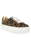 Betsey Johnson Zoe Platform Sneaker In Leopard