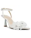 Betsey Johnson Women's Susie Flower Pointed Toe Pumps In Ivory